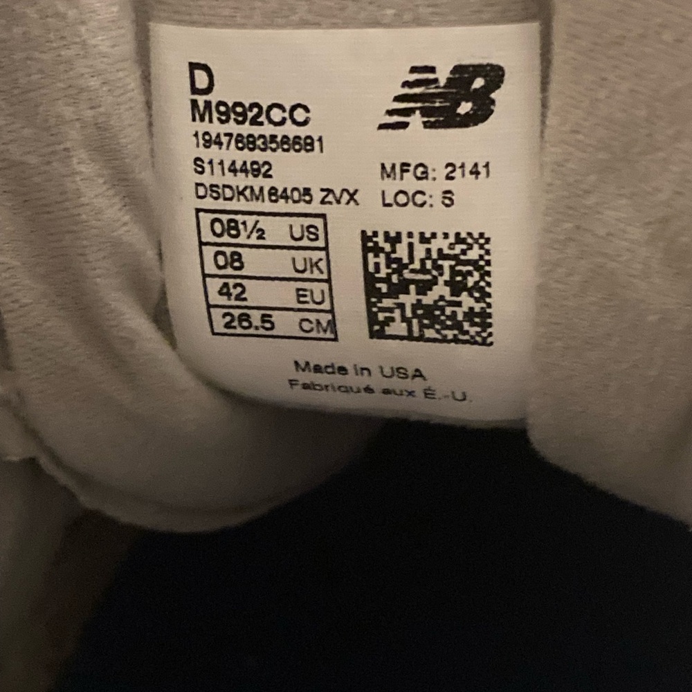 New Balance 992 USA *READ* - Picture 4 of 6